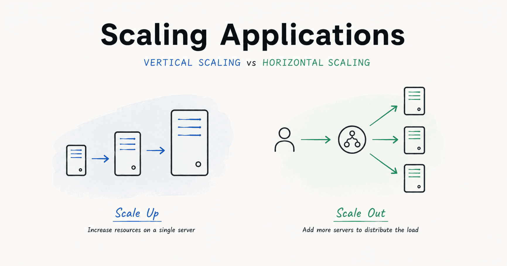 Scaling Applications: Vertical Scaling vs Horizontal Scaling Explained Simply